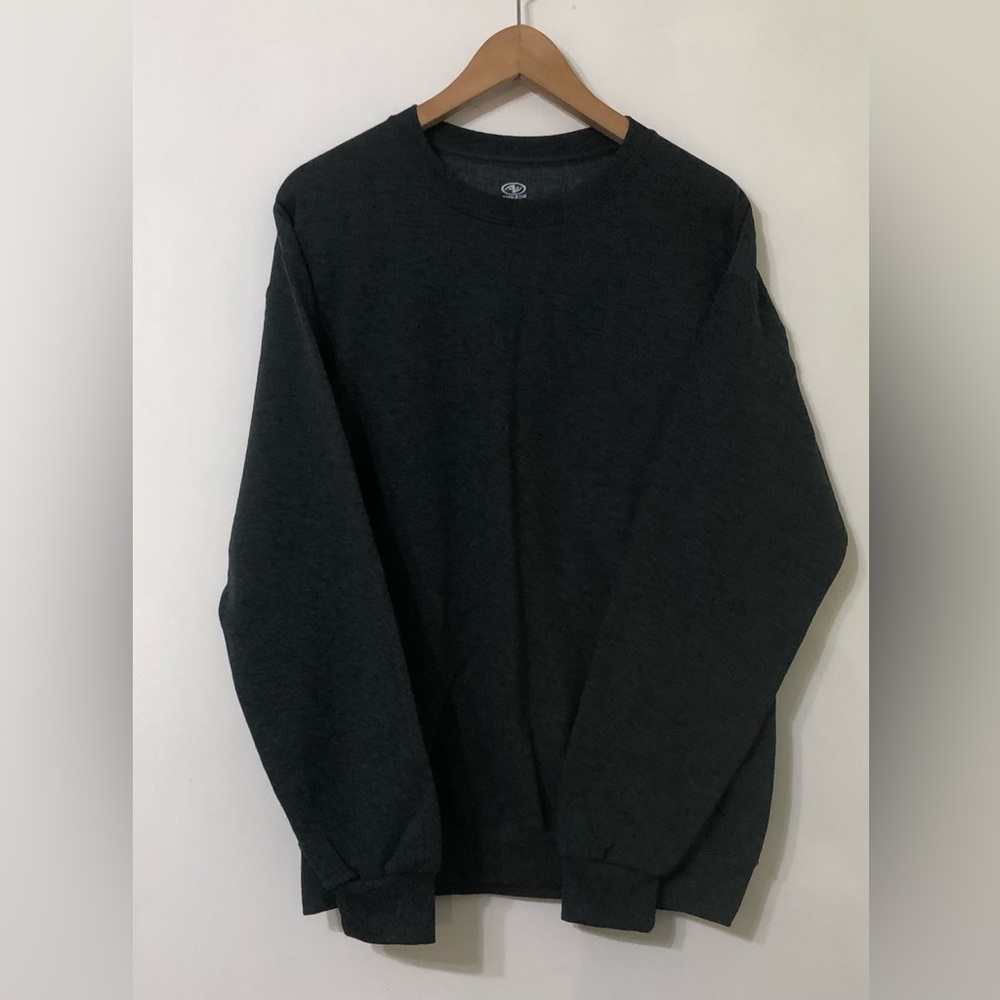 Athletic Works Men's Crewneck sweatshirt pull over long sleeves raglan.M